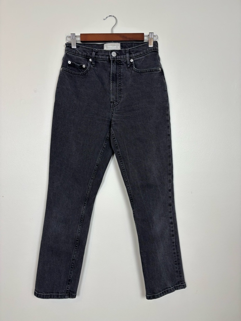 Everlane Jeans Womens 25S The Original Cheeky Mid Rise Denim in Black